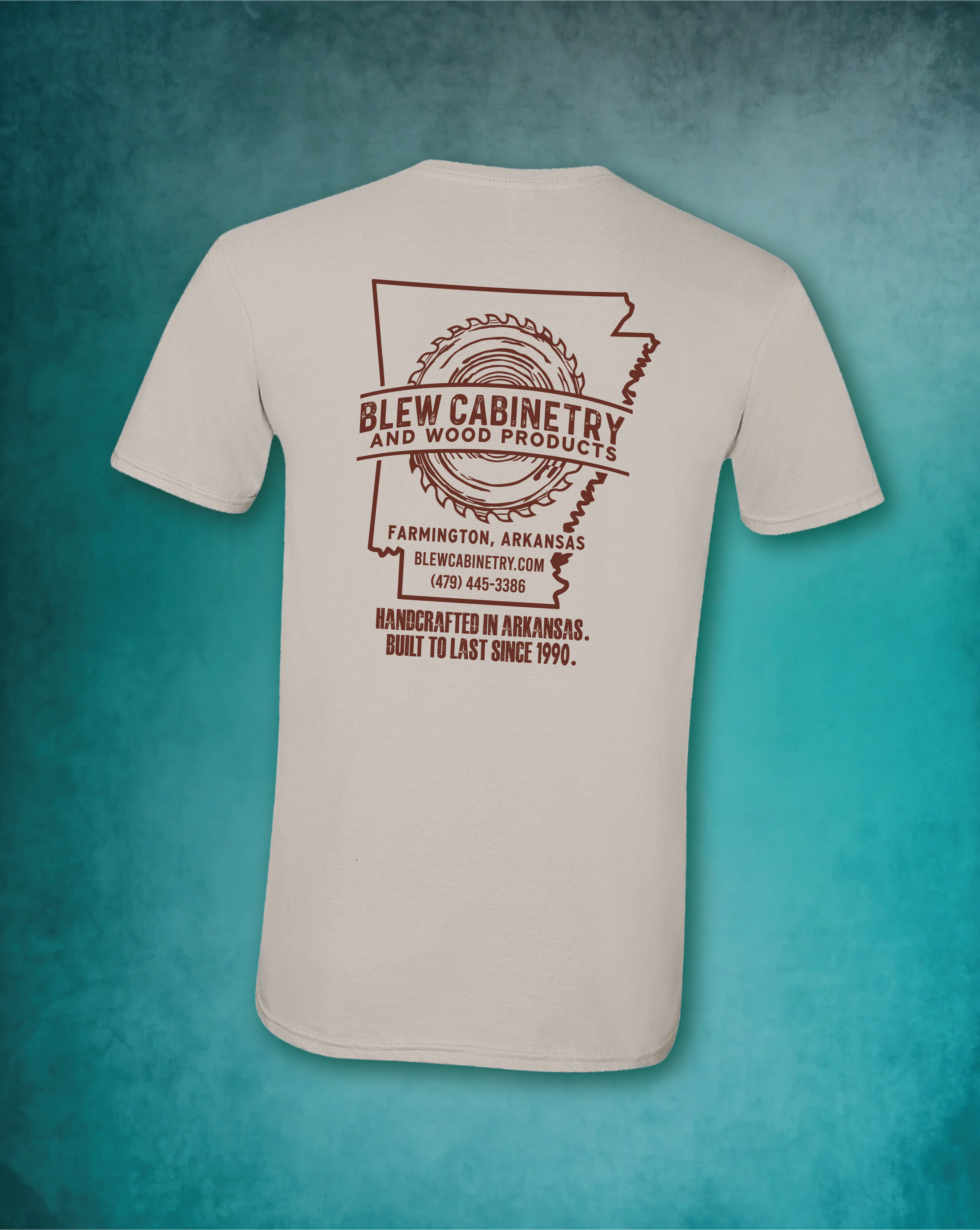 Blew Cabinetry Logo Tee